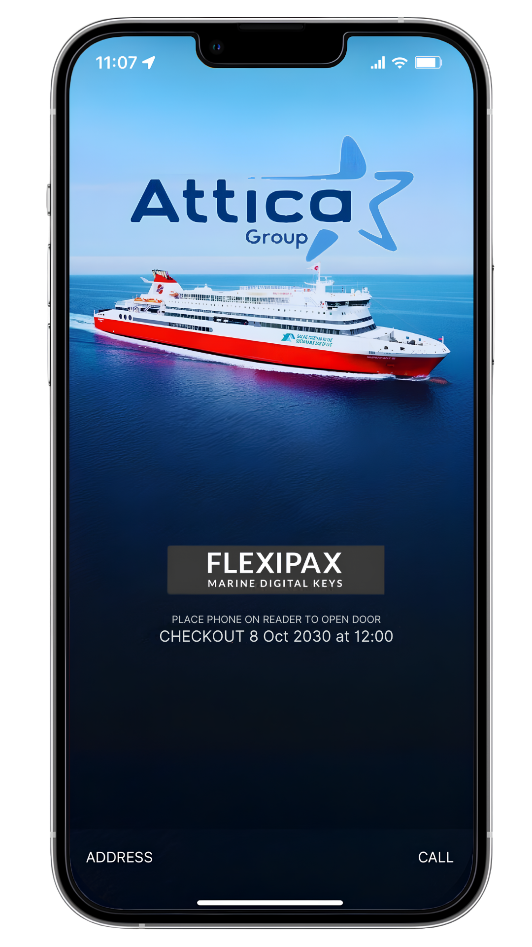 Attica Group mobile key experience